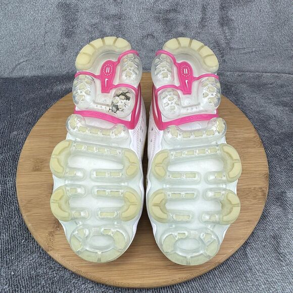 Nike Air VaporMax 360 Shoes Womens Size 6 White Pink Volt Running CQ4538-001 - Picture 7 of 9